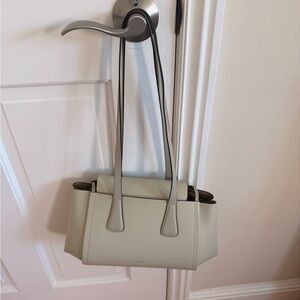 Wandler Shoulder Bag in Light Beige and Dark Trim